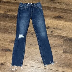 Paige vertigo ankle jeans 25